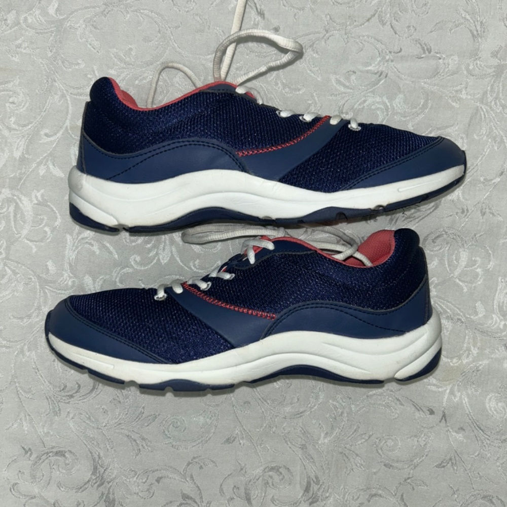 Vionics Action Kona Sneakers sz 8W Blue with Pink accents - Picture 2 of 9